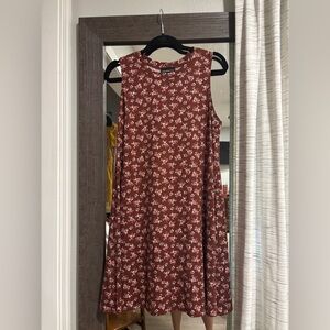 Red floral tshirt dress stitch fix